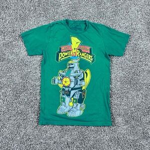 Power Ranger Super Legends Size S Mighty Morphin Power Ranger Green T Shirt